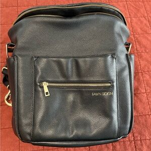 Fawn Design Black Diaper Bag